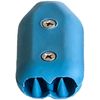 3/4 Inch E-Z-TY Reusable Rope Clamps - SIX (6) PACK SIZE (Blue)