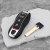 eMagTech 4 Button Car Smart Key Shell Remote Key Casing Compatible with Porsche Panamera