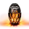 Outdoor Torch Bluetooth Speaker with Flame Effect Light, Yellow light