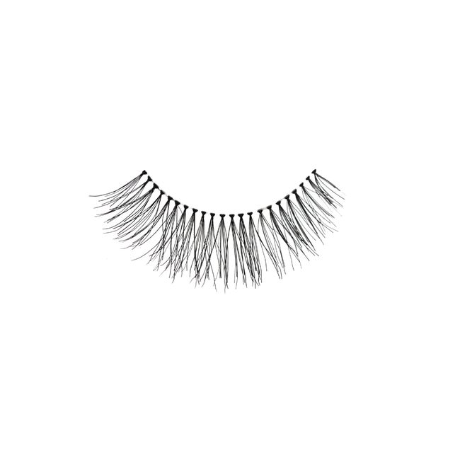 Amorus 12 Pairs Multipack #747M False Eyelashes Dozen Set 100% Natural Hair Black Handmade Comfortable Reusable Fake Lashes Pack