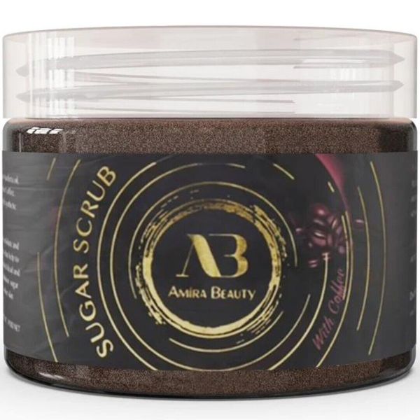 Exfoliating Body Scrub Polish Sugar Cellulite Exfoliator, Stretch Marks Coffee