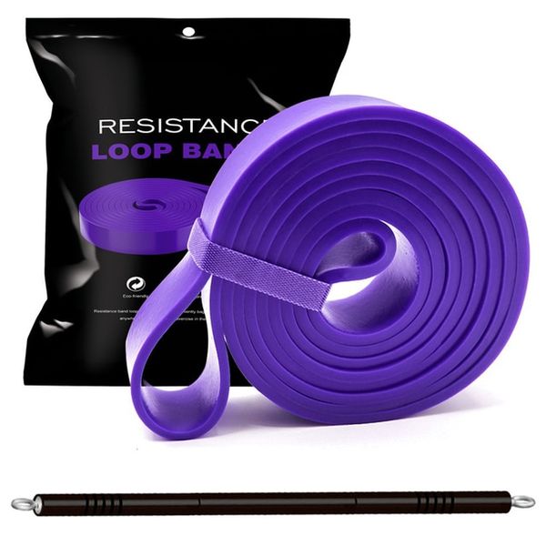 Fitness Stick Latex Pull Rope Pull-up Assist Band Bodybuilding Pilates Workout Bars Elastic Resistance Bands Home Gym Equipment, 11.Product Accessories