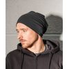 COOZO Unisex Jersey Beanie - Black - One Size