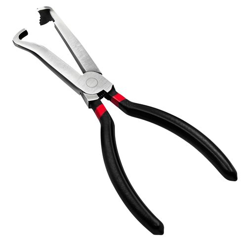Electrical Disconnect Pliers, Automotive Electrical Connector Pliers for Cars, Fuel Line Pliers with Grip, Fuel Line Disconnect Tool Repair Tool for Fuel Injectors Air Flow Sensors, Straight Plier