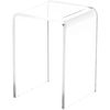 Plymor Clear Acrylic Vertical Square Display Riser, 3" H x 2" W x 2" D (3/32" thick)