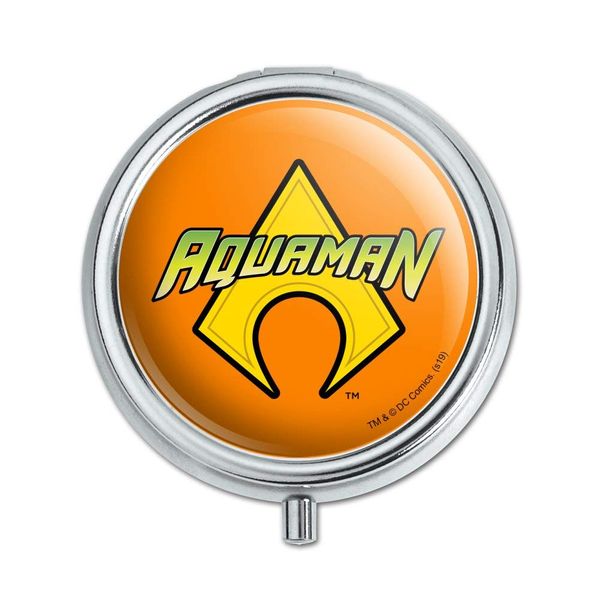 Aquaman Logo Pill Case Trinket Gift Box
