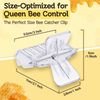 Queen Bee Cage (5 pcs) Transparent Plastic Clip Catcher Trap Box for Beekeeping