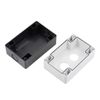 sourcing map Push Button Switch Control Station Box 22 mm 2 Button Holes White and Black