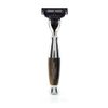 Edwin Jagger Imitation Horn & Chrome Razor for Mach 3 Blades