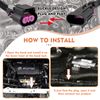 JAMHER Big Plug Auto Start Stop Disable Delete Eliminator Canceller Wiring Harness Vehicle Auto Stop Start Deactivation Cable