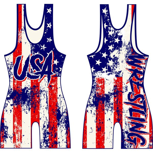 KO Sports Gear - Unisex Wrestling Singlet, Comfortable & Breathable, 4 Way Stretch, Gymnastics, Running, Weightlifting