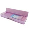 Sunstar Stationery S1313410 Pencil Case, Compact Fluffy, Horizontal Pitakurut, Light Violet