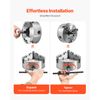 VEVOR 8 Inch 3-Jaw Self-Centering Lathe Chuck with 2 1/4 in-8 Threaded Backing