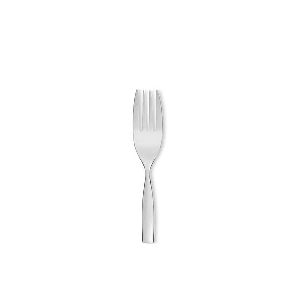 Alessi MW03/12 Dressed Serving Fork with Relief Decoration, Silver