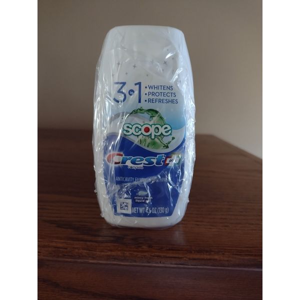 Crest Complete Plus Scope 3 in 1 Toothpaste Minty Fresh Liquid Gel, 4.6 oz (6pk)