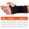 Ergodyne ProFlex 680 Wrist Support Sleeve, Compression Style, Adjustable Single Strap