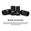 10PCS 1" Drive Deep Impact Socket Set Metric CR-MO 21,22,24,27,30