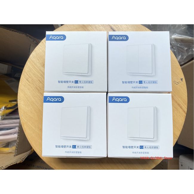 Aqara Smart Wall Switch E1 ZigBee 3.0 Smart Home Wireless Key Light Switch  Fire Wire With NO Neutral For Xiaomi Mi Home Homekit - AliExpress