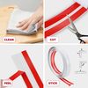 Flexible Wall Corner Protector 0.8 in x 20 Ft White