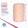 Dynarex 3455 Unna Boot Bandage, Individually Packaged, Provides Customized Compression, With Calamine, Soft Cast, 3" x 10 Yard, Pack of 12