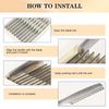 Thoquene 11 Pieces Thinning Knives, Stainless Steel Hairdressing Knives