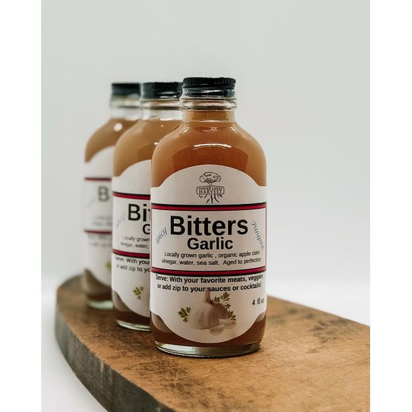 Garlic Bitters (4oz): Antibacterial, Digestive Health, Apple Cider Vinegar