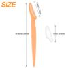 Qufiiry Dermaplaning Blades for Face, 9 Pcs Eyebrow Razor, Razors Shaper Women, Safety Facial Hair Remover, Exfoliating Dermaplaning Tool for Women and Men