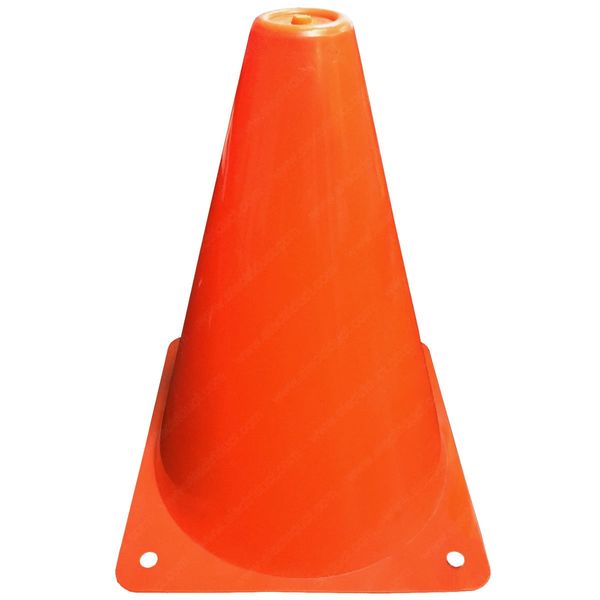 Electriduct 7 Inch Orange Plastic Sport Mini Traffic Cones Training Field Marker Cones - 10 Pack