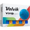 Volvik Vivid Soft Matte Finish Blue Golf Balls (One Dozen)