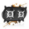 Double LED Headlight DRL Projector Adjustable Beam Lamp for Road Glide 2015-2023