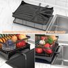Dish Drying Rack with Drainboard Metal 2-Tier Utensils Holder Large Capacity