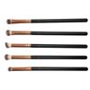 5 Pieces Black Makeup Brush  Professional eye Brush Set Eye Shadow Foundation...