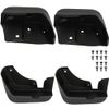 cciyu Qty(4) ABS Mud Flaps Custom Splash Guards Replacement Fit for Subaru Forester 2008-2013