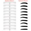 Reusable Eyebrow Template Kit with 10 Shape Options – Achieve Perfect Brows Every Time (10PCS)