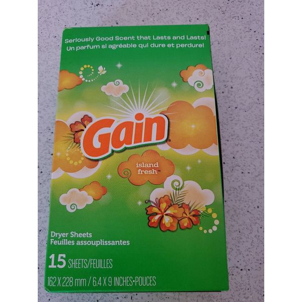 Gain Island Fresh Dryer Sheets, 15-ct.
