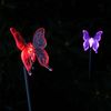 Solar Garden Butterfly Stake Lights, 2 Piece