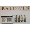 Baldwin Brass Steeple Tip Hinge Finials Satin Brass Finish 1093-050 SET FOUR