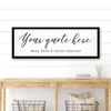 Pretty Perfect Studio Custom Quote Wall Art is Personalized 8"x10"