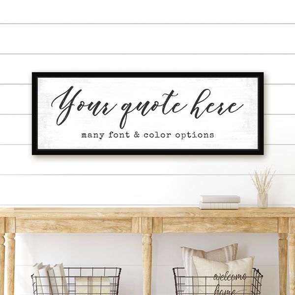 Pretty Perfect Studio Custom Quote Wall Art is Personalized 8"x10"