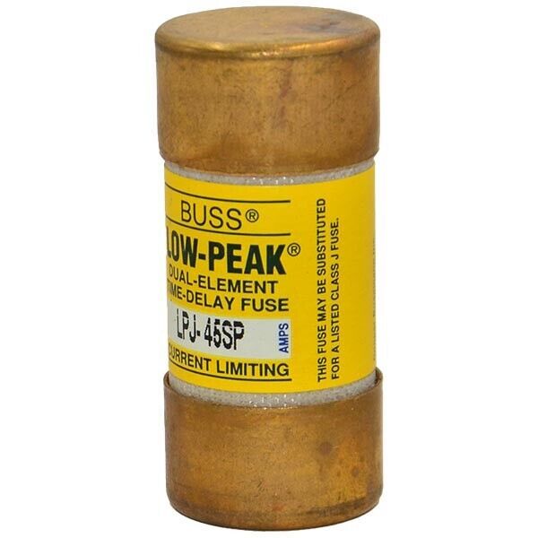 LPJ45SP Cooper Bussman 45A 600V Dual Elem. Time-Delay Current Limiting Fuse -SA