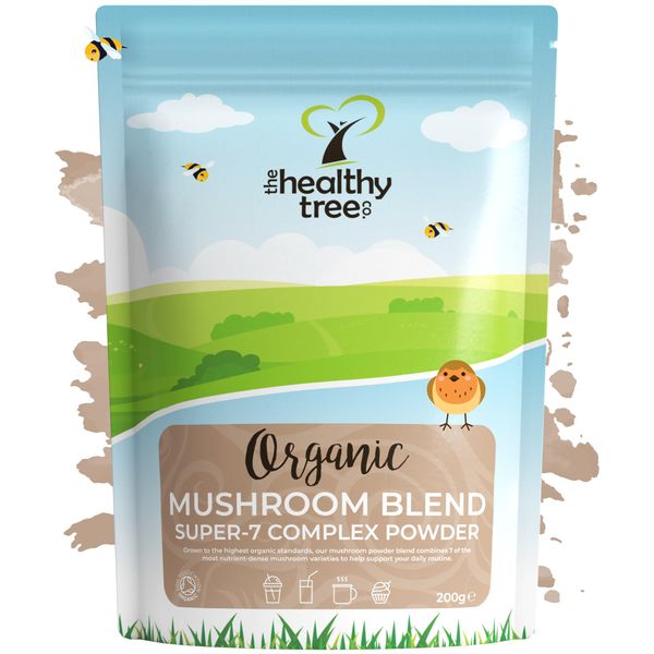 Organic Mushroom Blend Powder Complex [7] - 200g