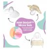 MAM Feel Good Glass bottle, 90ml with Extra Slow Flow teat