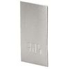 CRL B5SECBS Brushed Stainless End Cap for B5S Series Standard Square Base Shoe