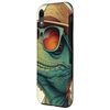 iPhone XR Cool Lizard with Sunglasses Case