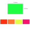 Hycodest 2x3 inch Fluorescent Colour-Code Labels Blank Sticker 25 Sheets, Pack of 50 Labels (5 Colours)