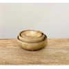 Geko Mango Wood Round Bowls Three Piece