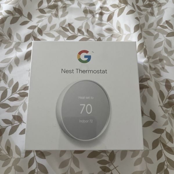 Google Nest Thermostat, Snow/White (NEW, SEALED)