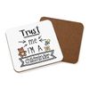 Trust Me I'm A Child Minder Coaster Drinks Mat