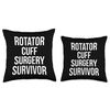 Rotator Cuff Surgery Survivor After Surgery Get Well Soon Throw Pillow