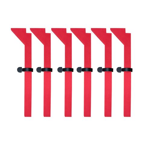 Chanvoo Anti-Spill Cat Litter Replacement Kit Compatible with Els Pet Litter Box - 6 Pack Red EVA Foam Precision Laser-Cut, Easy-to-Remove Design